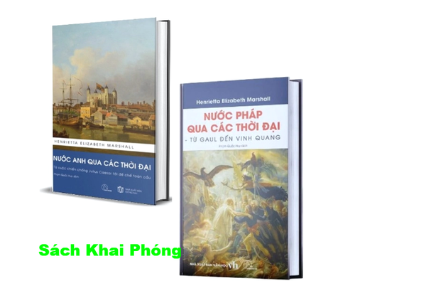 Combo (2 Cuốn Sách) Nước Anh Qua Các Thời Đại + Nước Pháp Qua Các Thời Đại (Bìa Cứng) Henrietta Elizabeth Marshall