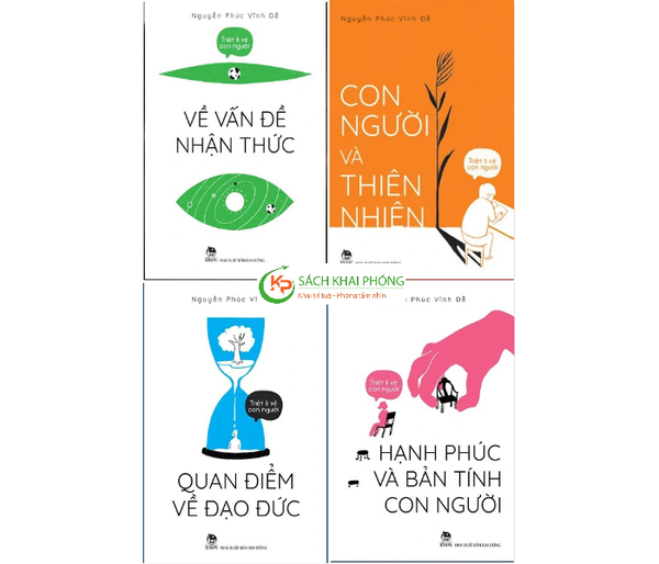 Sách Triết Lý Về Con Người (Bộ 4 cuốn) của tác giả Nguyễn Phúc Vĩnh Đễ