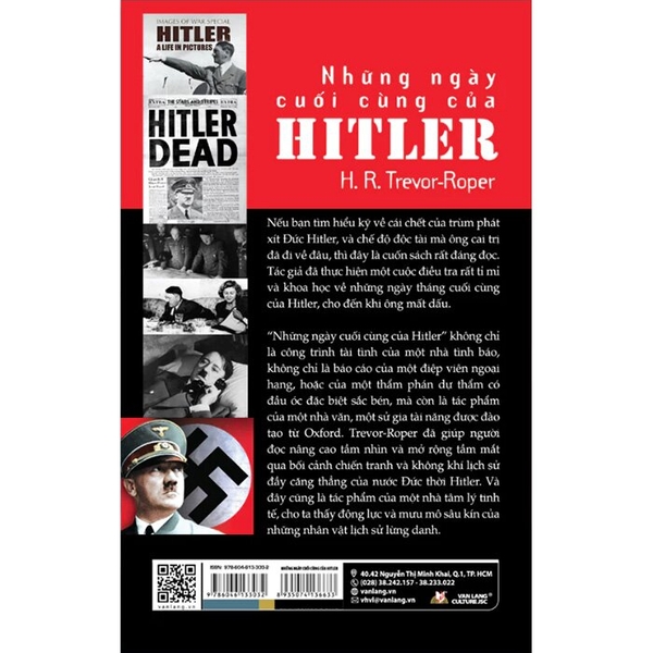 Những Ngày Cuối Cùng Của Hitler - H. R. Trevor-Roper | Sách Khai Phóng