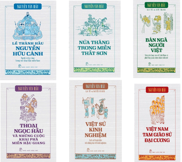 Bộ Sách Những Tác Phẩm Khảo Cứu (Bộ 6 Cuốn) Nguyễn Văn Hầu