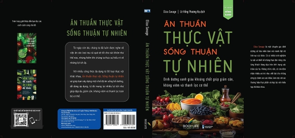 Sách Ăn Thuần Thực Vật - Sống Thuận Tự Nhiên của tác giả Eliza Savage