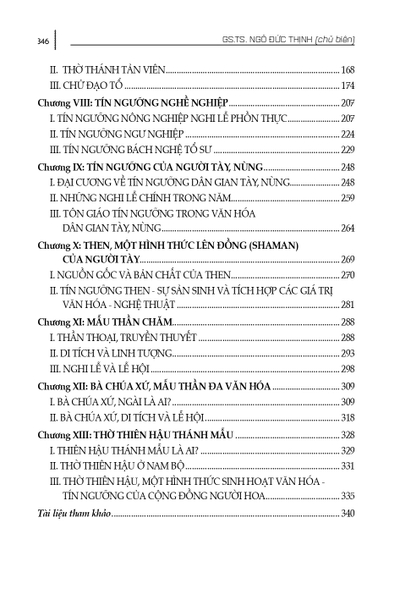 Sách Tín Ngưỡng Của Các Dân Tộc Việt Nam của tác giả GS. TS. Ngô Đức Thịnh