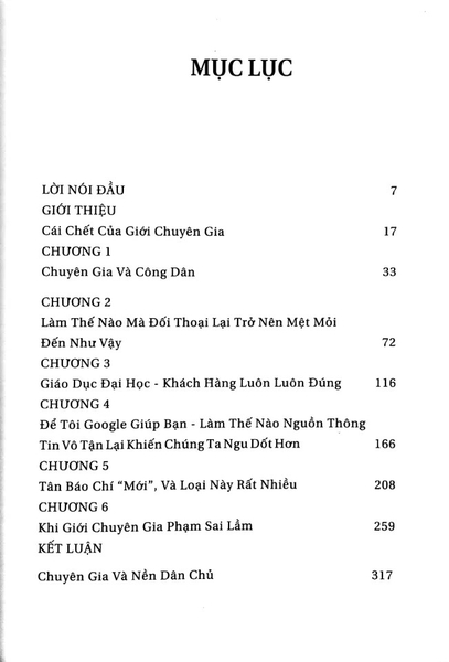 Sách Cái Chết Của Giới Chuyên Gia của tác giả Tom Nichols