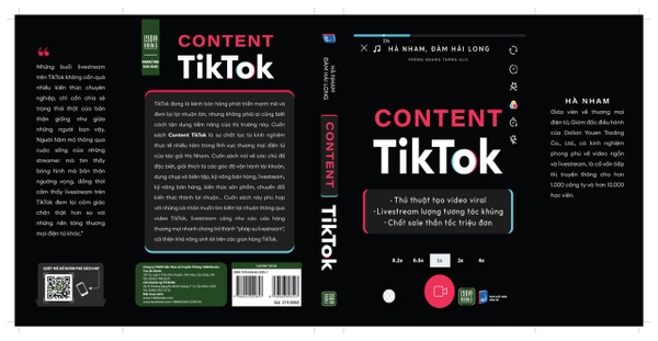 Sách Content TikTok - Hà Nham, Đàm Hải Long