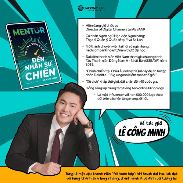 Sách Mentor - Từ Sinh Viên Chất Đến Nhân Sự Chiến (Lê Công Minh)