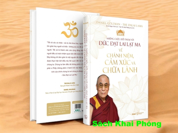 Sách Những cuộc đối thoại với Đức Đạt Lai Lạt Ma về chánh niệm, cảm xúc và chữa lành - Daniel Goleman