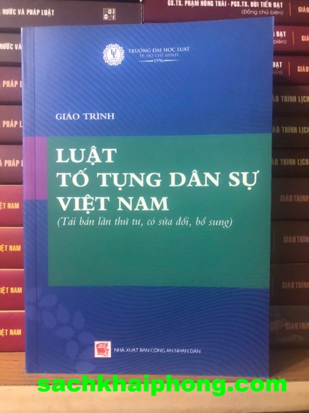 Giáo trình luật tố tụng dân sự Việt Nam (Tái Bản) Đại Học Luật TP. HCM