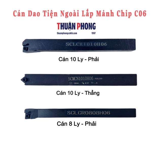 Cán Dao Tiện Ngoài Lắp Mảnh Chip CC06