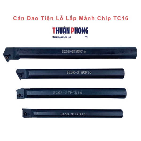 Cán Dao Tiện Lỗ Lắp Mảnh Chip TC16