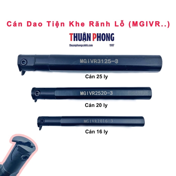 Cán Dao Tiện Khe Rãnh Lỗ (MGIVR...)