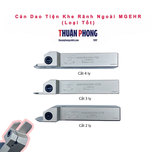 Cán Dao Tiện Khe Rãnh Ngoài MGEHR (Loại Tốt)