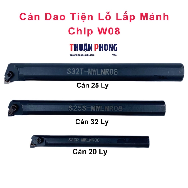 Cán Dao Tiện Lỗ Lắp Mảnh Chip WN08
