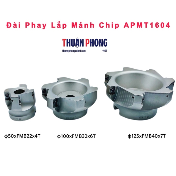 Đài Phay Lắp Mảnh Chip APMT1604