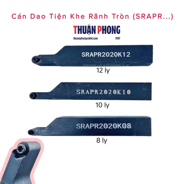 Cán Dao Tiện Khe Rãnh Tròn (SRAPR…)