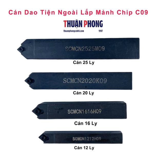Cán Dao Tiện Ngoài Lắp Mảnh Chip CC09