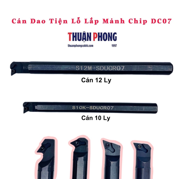 Cán Dao Tiện Lỗ Lắp Mảnh Chip DC07