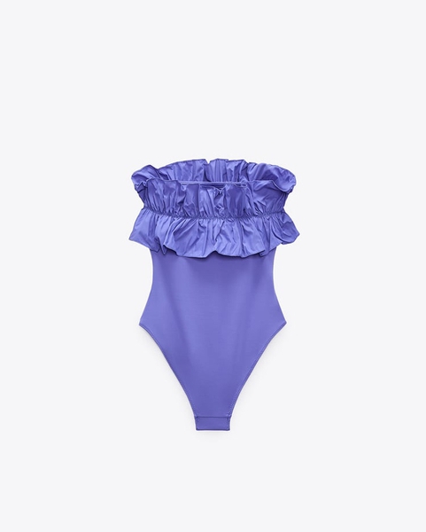 Bikini bộ 3 mảnh - áo tam giác cột dây, quần kèm khăn sarong voan bướm