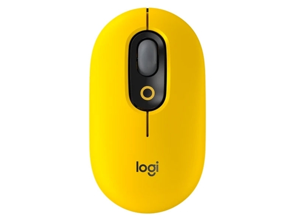 Chuột không dây Emoji Logitech POP Mouse Bluetooth màu Vàng Đen