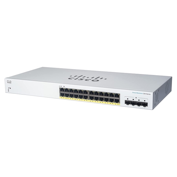 Switch Cisco Business CBS220-24P-4G-EU 24 Ports 1GE PoE 195W