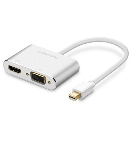 Cáp chuyển đổi Mini Displayport to HDMI và VGA chính hãng Ugreen 20421