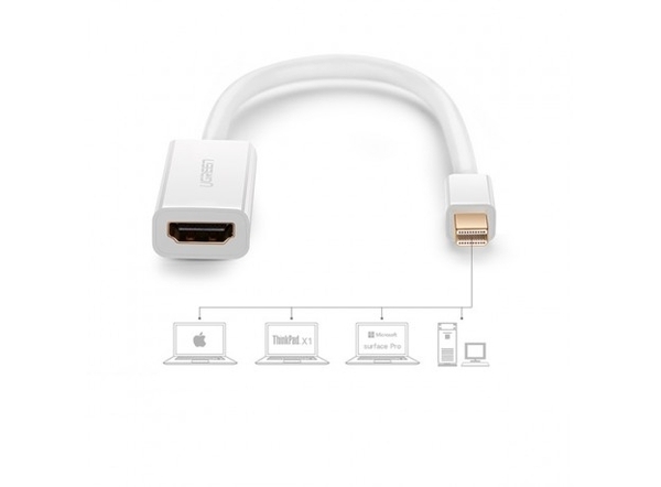 Cáp chuyển Mini DisplayPort to HDMI Chính hãng Ugreen 50287 hỗ trợ 4K