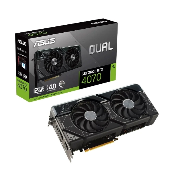 Card đồ họa Asus Dual GeForce RTX 4070 SUPER OC Edition (12Gb/ GDDR6X/ 192 bit)