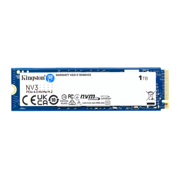 Ổ SSD Kingston NV3 1TB (NVMe PCIe/ Gen4x4 M2.2280/ 6000MB/s/ 4000MB/s) SNV3S/1000G