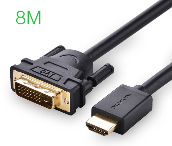 Cáp HDMI to DVI (24+1) dài 8m Ugreen UG-10164 cao cấp