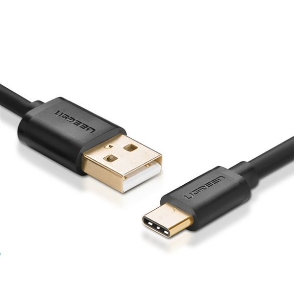 Cáp USB Type C To USB 2.0 Dài 2M Ugreen 30161 Mạ Vàng Cao Cấp