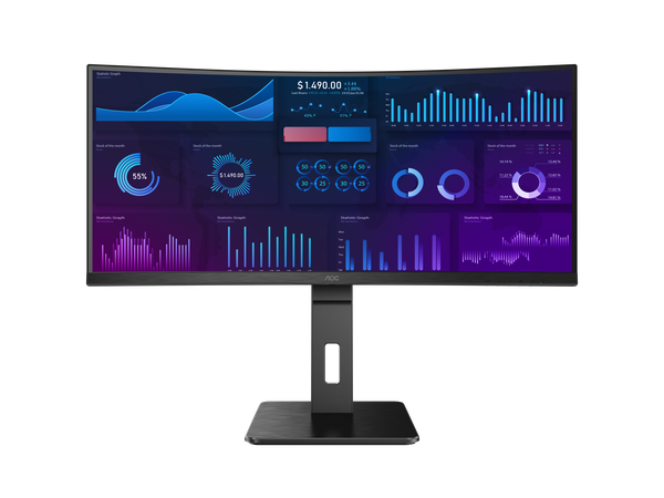 Màn hình AOC CU34P2X/74 (34 inch WQHD | 21:9 144Hz | VA | 1ms | Cong)