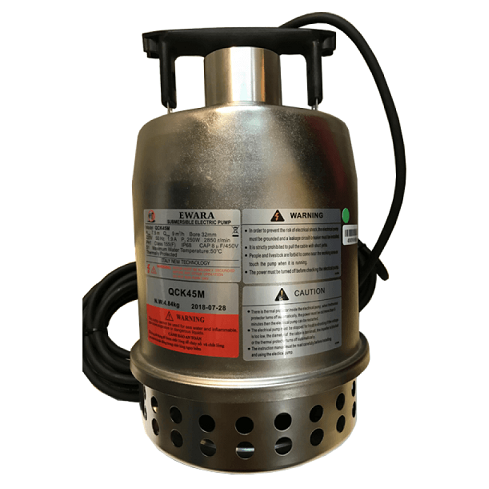 Máy bơm chìm nước thải Ewara QCK 45M (250W)