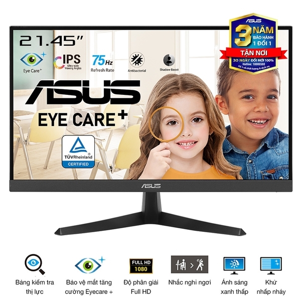 Màn hình ASUS VY229HE-R 21.5 inch FHD IPS 75Hz 1ms