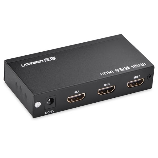 Cổng chuyển đổi HDMI 1 Ra 2 Hỗ Trợ Full HD Chính Hãng Ugreen 40201