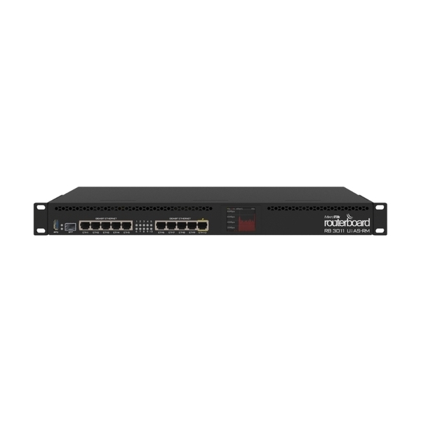 Router Mikrotik RB3011UiAS-RM 10x 1GE, 1x SFP RouterOS L5