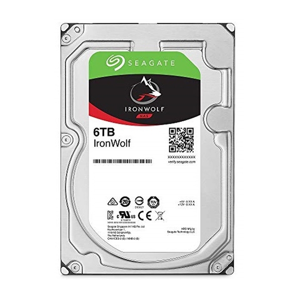 Ổ cứng Seagate Ironwolf 6TB ST6000VN006 (3.5Inch/ 5400rpm/ 256MB/ SATA3/ Ổ NAS)