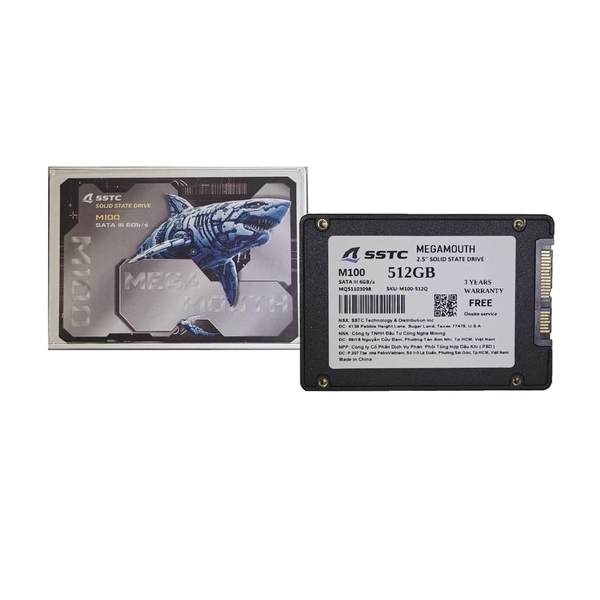 Ổ cứng SSD SSTC M100 512GB | SATA III, 2.5