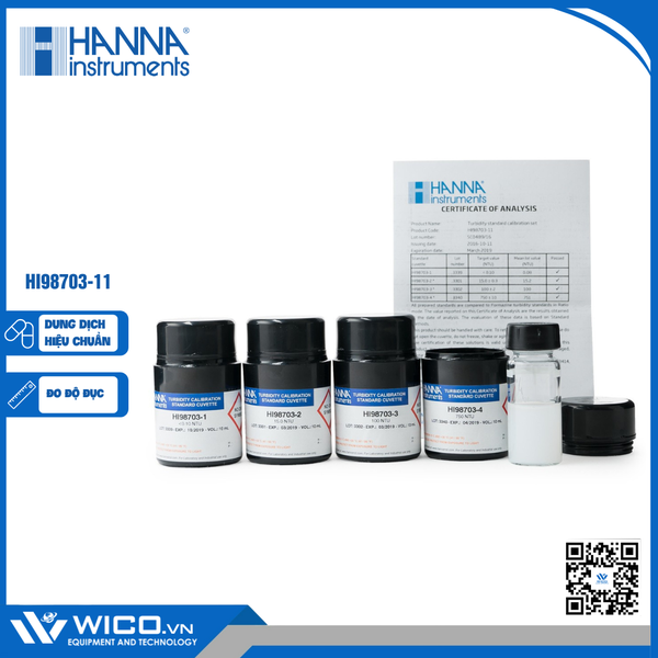 Dung Dịch Hiệu Chuẩn Độ Đục Cho Máy HI98703 Hãng Hanna HI98703-11 ...