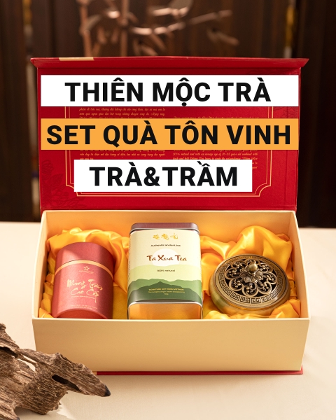 KẾT HỢP TRÀ SHAN TUYẾT & TRẦM – TINH HOA ĐẤT VIỆT