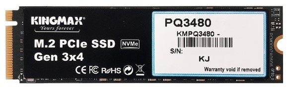Ổ cứng SSD KINGMAX Zeus PQ3480 256GB NVMe M.2 2280 PCIe Gen 3.0 x4
