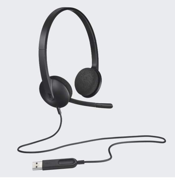 Tai nghe có dây Logitech H340, USB