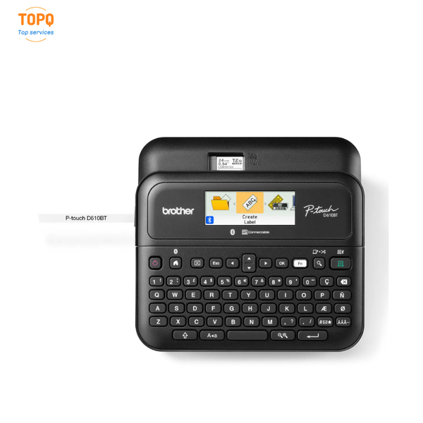 Máy in nhãn Brother PT-D610BT đa năng