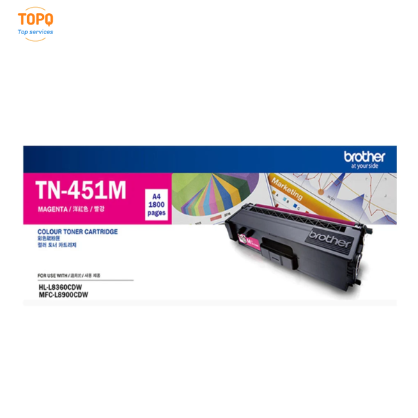 Mực in laser màu chính hãng Brother TN-451M đỏ