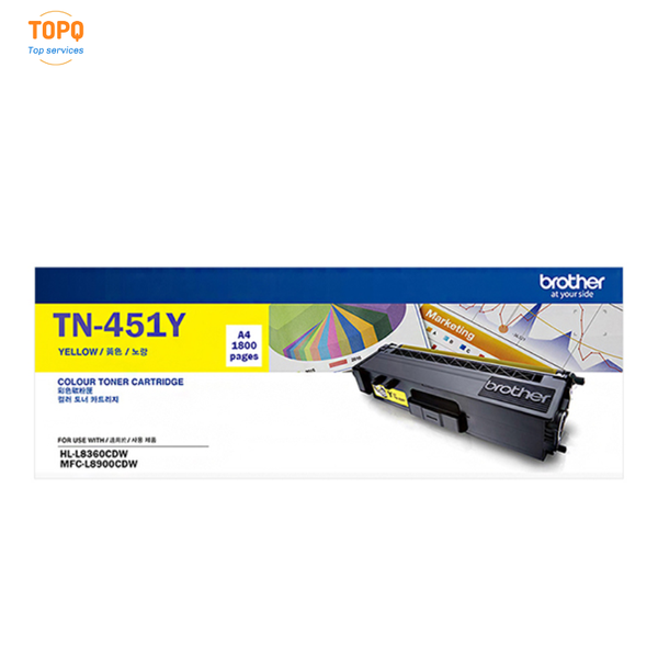 Mực in laser màu chính hãng Brother TN-451Y vàng
