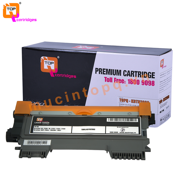 Hộp mực in laser trắng đen TOPQ TN-2060