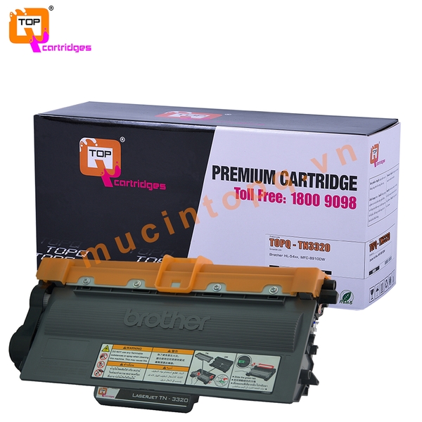 Hộp mực in laser trắng đen TOPQ TN-3320