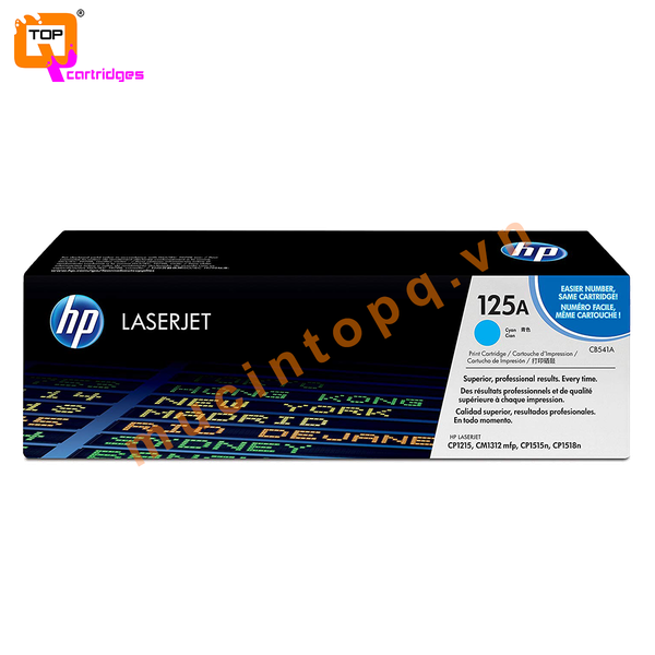 Hộp mực in laser màu HP 125A - CB541A xanh chính hãng