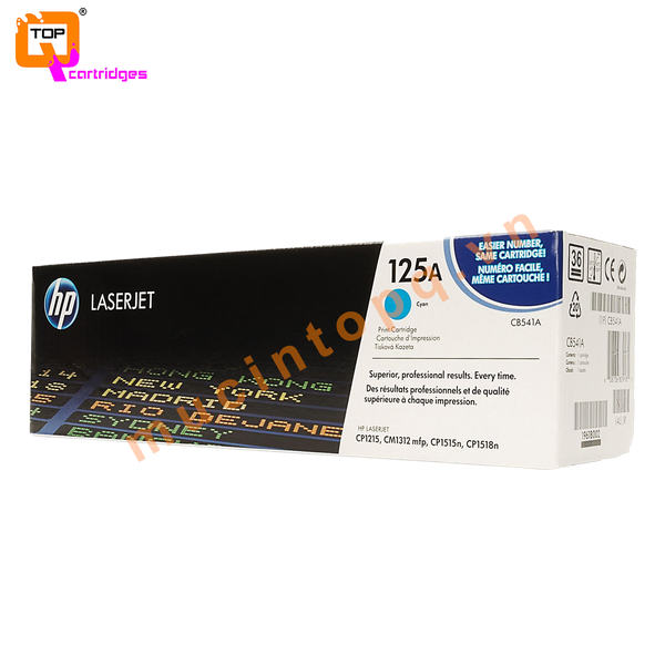 Hộp mực in laser màu HP 125A - CB541A xanh chính hãng