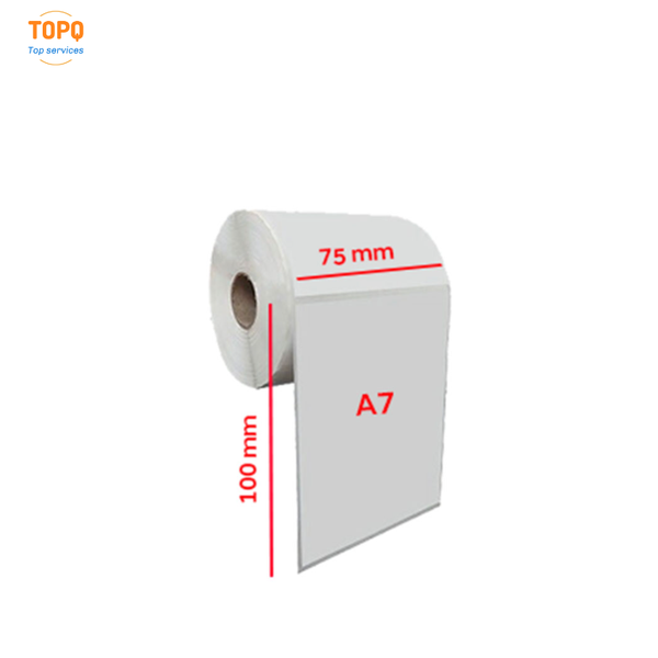 Giấy in Decal nhiệt 75X100X30M 1 tem