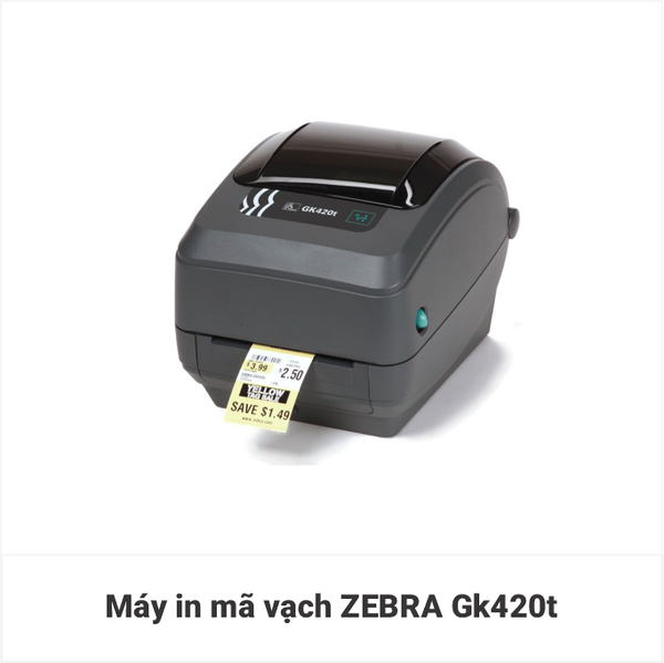 Máy in mã vạch ZEBRA GK420T - 203dpi