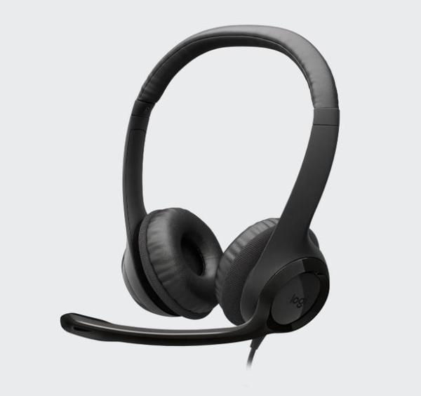 Tai nghe có dây Logitech H390, USB, Mic khử ồn